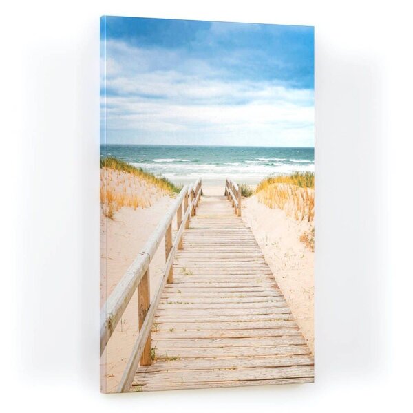 ALLboards Magnettafel CANVASboards 90,0 x 60,0 cm Weg zum Strand  ( CAN96_96 )