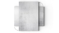 ALLboards Magnettafel 60,0 x 40,0 cm Zement