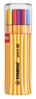 STABILO point 88 Fineliner farbsortiert 0,4 mm, 20 St.