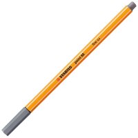 STABILO point 88 Fineliner grau 0,4 mm, 1 St.