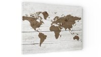 ALLboards Magnettafel 60,0 x 40,0 cm Weltkarte