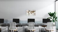 ALLboards Magnettafel 60,0 x 40,0 cm Weltkarte