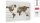 ALLboards Magnettafel 60,0 x 40,0 cm Weltkarte