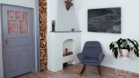 ALLboards Magnettafel 90,0 x 60,0 cm Dark Stone