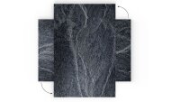 ALLboards Magnettafel 90,0 x 60,0 cm Dark Stone
