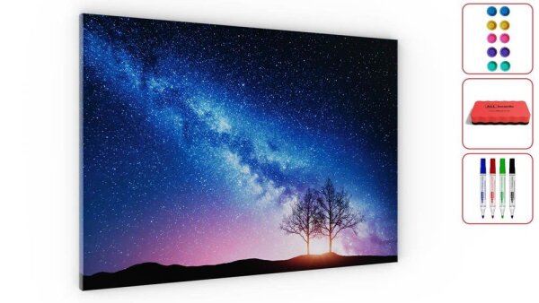 ALLboards Magnettafel 90,0 x 60,0 cm Milchstraße