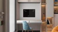 ALLboards Pinnwand 60,0 x 40,0 cm Textil schwarz