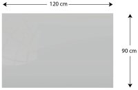 ALLboards Glas-Magnettafel 120,0 x 90,0 cm grau