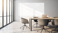 ALLboards Glas-Magnettafel Premium 240,0 x 120,0 cm perlweiß