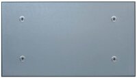 ALLboards Glas-Magnettafel 100,0 x 80,0 cm dunkelgrau