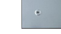 ALLboards Glas-Magnettafel 100,0 x 80,0 cm dunkelgrau