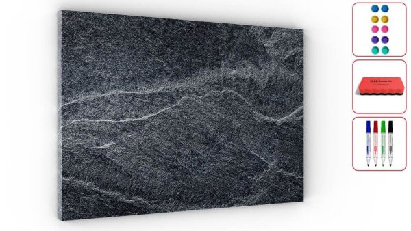 ALLboards Magnettafel 60,0 x 40,0 cm Dark Stone