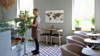 ALLboards Magnettafel 90,0 x 60,0 cm Weltkarte