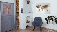 ALLboards Magnettafel 90,0 x 60,0 cm Weltkarte