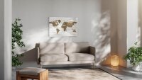 ALLboards Magnettafel 90,0 x 60,0 cm Weltkarte