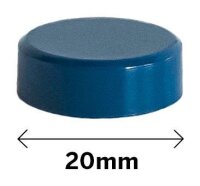 ALLboards Magnet blau, Kunststoff Ø 2,0 x 0,6 cm,...