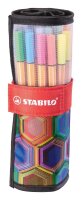 STABILO Point 88 ARTY Edition Fineliner farbsortiert 0,4...