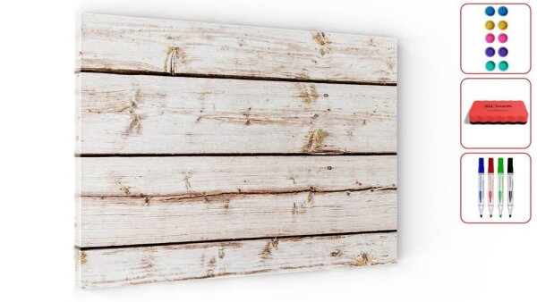 ALLboards Magnettafel 60,0 x 40,0 cm Helles Holz
