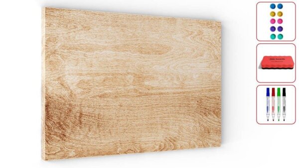 ALLboards Magnettafel 60,0 x 40,0 cm Holz