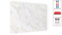 ALLboards Magnettafel 90,0 x 60,0 cm Marmor