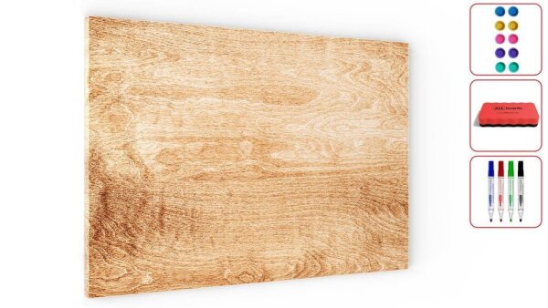 ALLboards Magnettafel 90,0 x 60,0 cm Holz