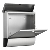 BURG WÄCHTER Briefkasten Amrum-Set 8150 silber