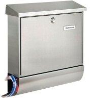 BURG WÄCHTER Briefkasten Amrum-Set 8150 silber
