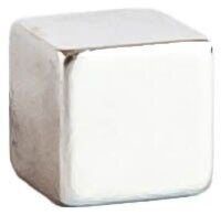ALLboards Magnet silber, Metall 1,0 x 1,0 x 1,0 cm, 6 St.