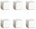 ALLboards Magnet silber, Metall 1,0 x 1,0 x 1,0 cm, 6 St.