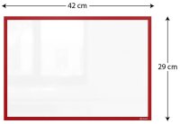 ALLboards Magnetrahmen selbstklebend rot A3, 1 St.