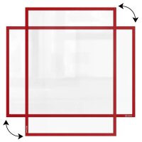 ALLboards Magnetrahmen selbstklebend rot A3, 1 St.