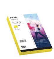 tecno Briefumschläge colors DIN B6 ohne Fenster gelb nassklebend 25 St.