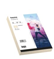 tecno Briefumschläge colors DIN B6 ohne Fenster hellchamois nassklebend 25 St.