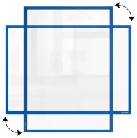 ALLboards Magnetrahmen selbstklebend blau A3, 1 St.