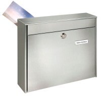 BURG WÄCHTER Briefkasten Borkum 3878 18730 silber