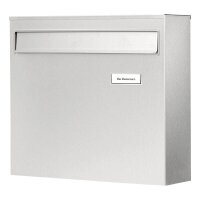 BURG WÄCHTER Briefkasten Borkum 3878 18730 silber