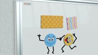 ALLboards Magnete farbsortiert, Kunststoff, 48 St.