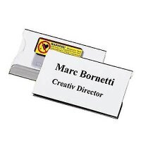 DURABLE Namensschilder mit Magnet 7,5 x 4,0 cm, 25 St.