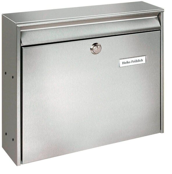 BURG WÄCHTER Briefkasten Borkum 3877 20390 silber