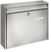 BURG WÄCHTER Briefkasten Borkum 3877 20390 silber