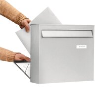 BURG WÄCHTER Briefkasten Borkum 3877 20390 silber