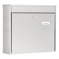BURG WÄCHTER Briefkasten Borkum 3877 20390 silber
