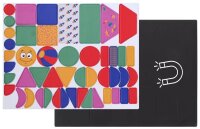 ALLboards Magnete farbsortiert, Kunststoff, 48 St.  ( SHAPES01 )