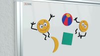 ALLboards Magnete farbsortiert, Kunststoff, 48 St.  ( SHAPES01 )