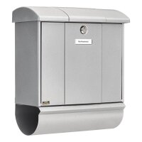 BURG WÄCHTER Briefkasten Olymp 32610 silber