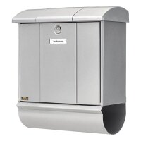 BURG WÄCHTER Briefkasten Olymp 32610 silber