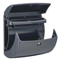 BURG WÄCHTER Briefkasten Piano 37170 grau