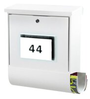 BURG WÄCHTER Briefkasten Malaga 75320 weiß