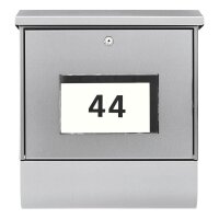 BURG WÄCHTER Briefkasten Malaga 75310 silber