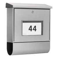BURG WÄCHTER Briefkasten Malaga 75310 silber